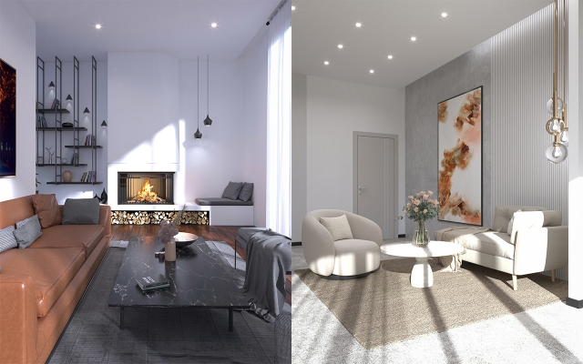 طراحی داخلی، مدلسازی سه‌بعدی و رندرینگ معماری انجام دهم.