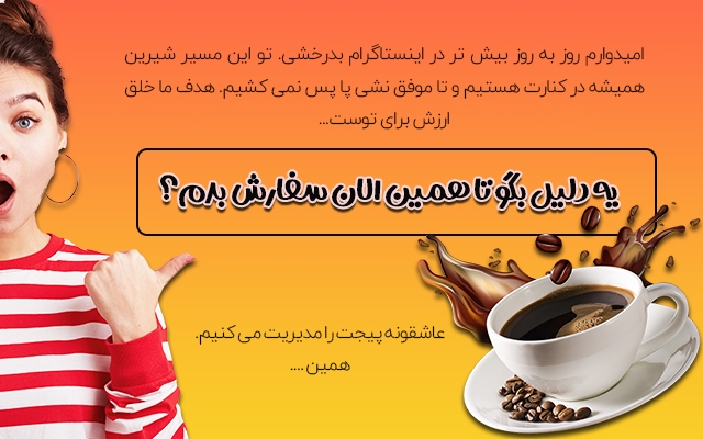 به صورت اصولی صفحۀ اینستاگرام شما را به یک برند نام آشنا تبدیل کنم.