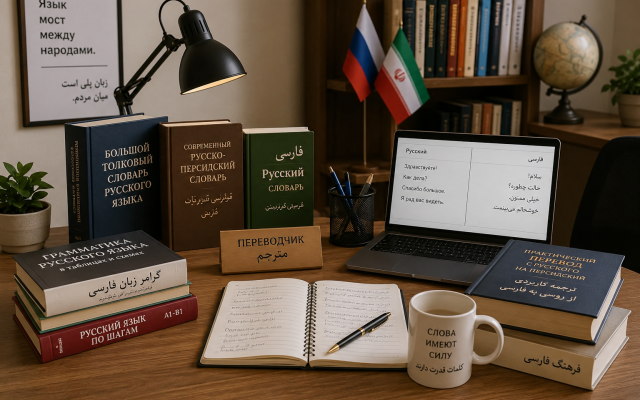ترجمه متون از روسی به فارسی و از فارسی به روسی را انجام دهم.