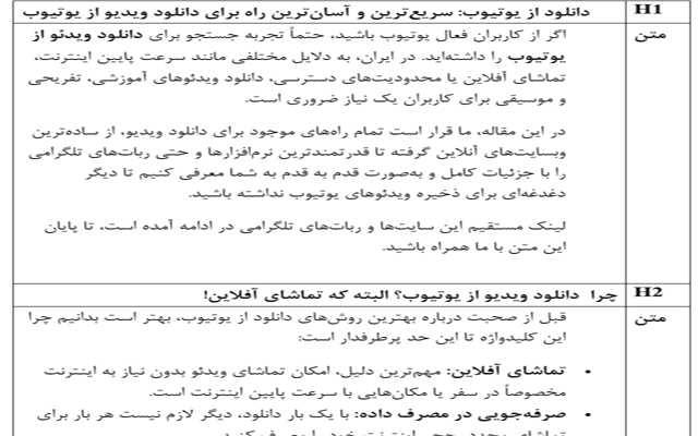 محتوای سئو بنویسم! من کلماتی رو می‌نویسم که می‌فروشه!