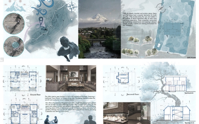 پلان، نما و دکوراسیون ویلاهای مدرن و کلاسیک با جزئیات فنی طراحی کنم