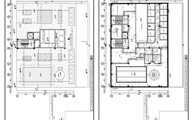 پلان کامل معماری (فاز ۱ و ۲) را با دقت در Revit طراحی کنم.