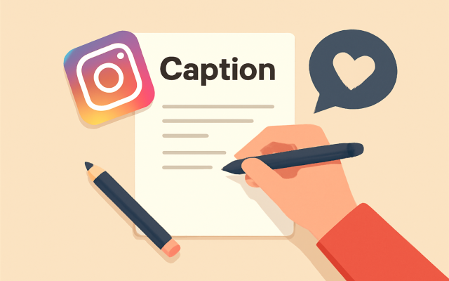 کپشن نویسی اینستاگرام