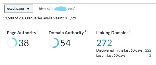 دامین اتوریتی da سایت moz را به اعتبار بالای 50 پلاس برسونم