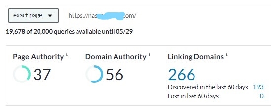 دامین اتوریتی da سایت moz را به اعتبار بالای 50 پلاس برسونم