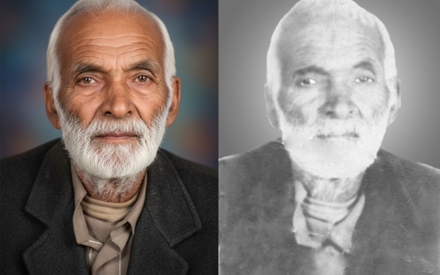 عکسهای قدیمی و آسیب دیده رو به یک عکس رنگی و با کیفیت تبدیل کنم