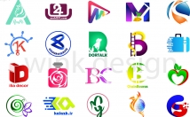 طراحی-لوگو-شیک-مفهومی-وزیبا-فایل-لایه-باز-وپروفایل-رایگان